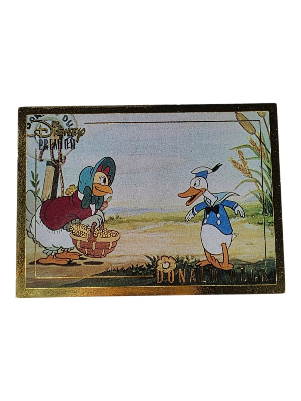 1995 Disney Donald Duck Trading Card – Blue, White, Gold, Red